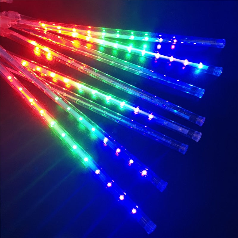 8 Tubes LED Meteor Shower Fairy String Lights