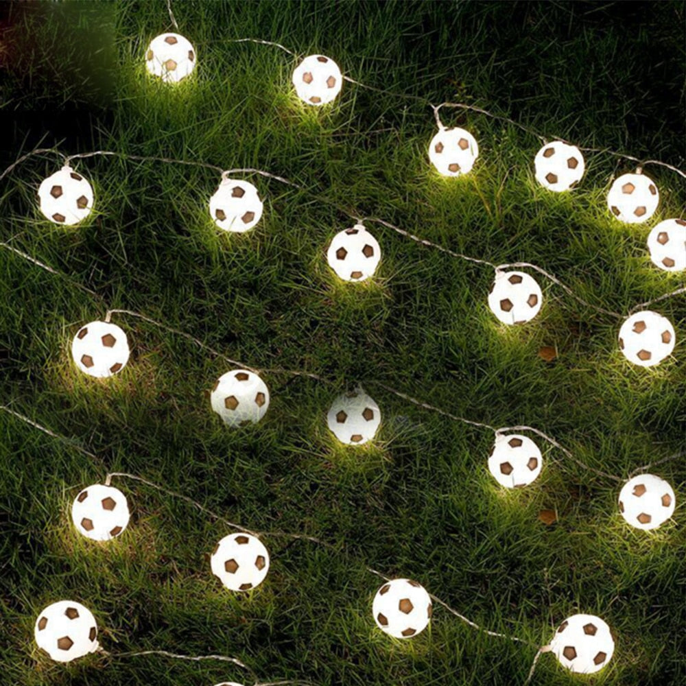1.5m 3m 6m LED Soccer Balls String Lights