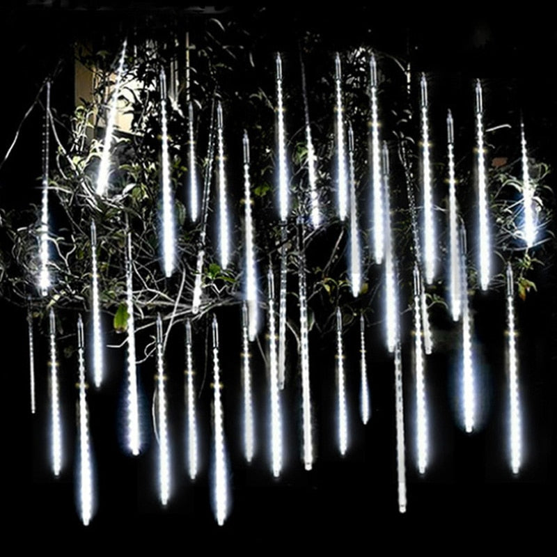 8 Tubes LED Meteor Shower Fairy String Lights