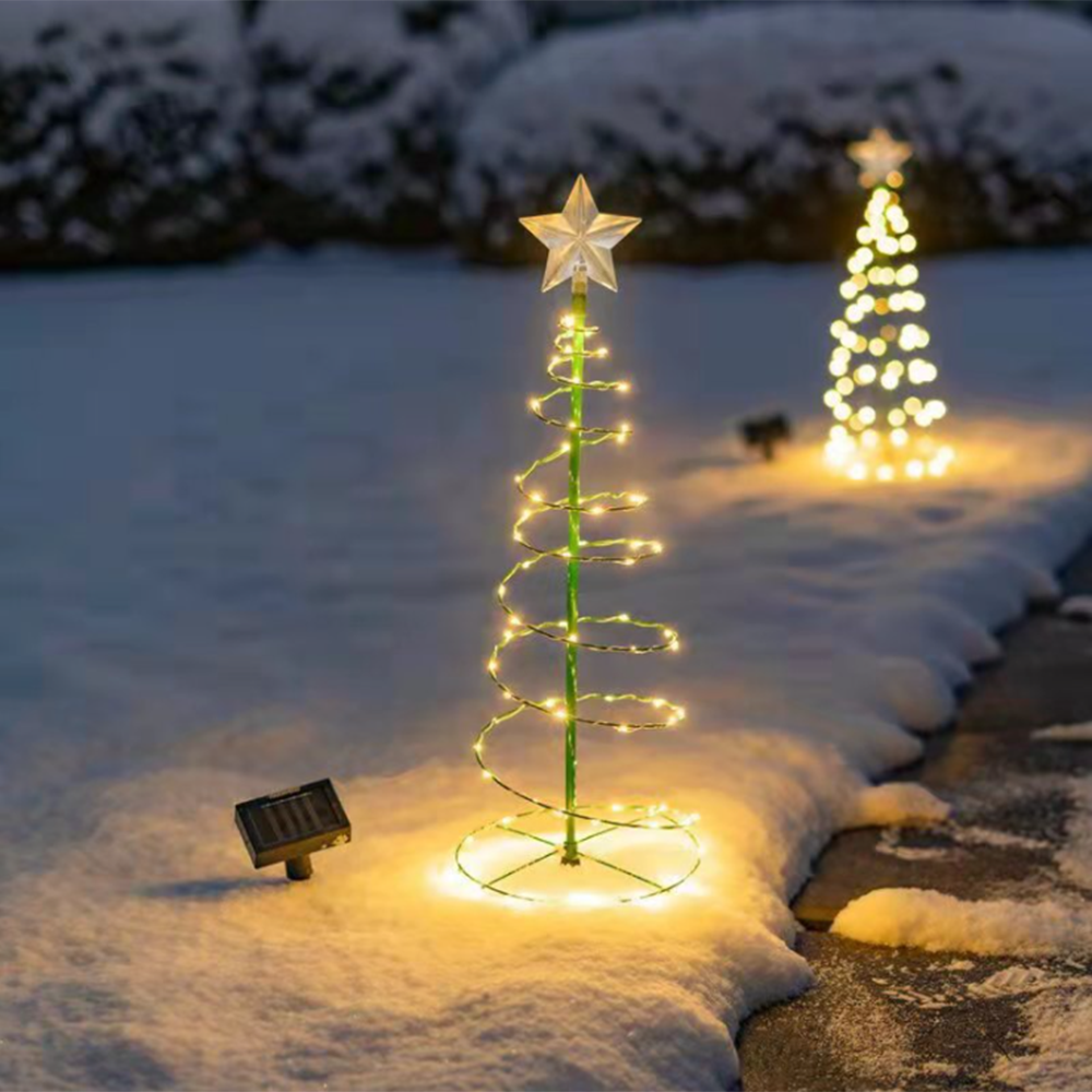 Christmas tree light stand garden LED ground lamp