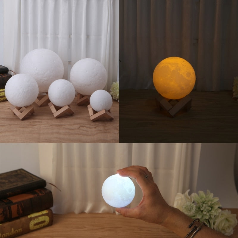 Color-Changing Moon Night Lamp