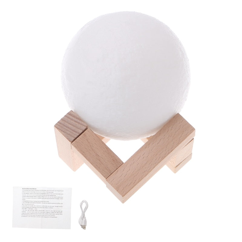 Color-Changing Moon Night Lamp