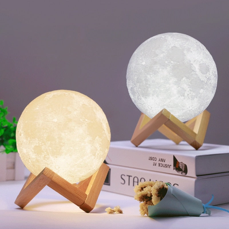 Color-Changing Moon Night Lamp