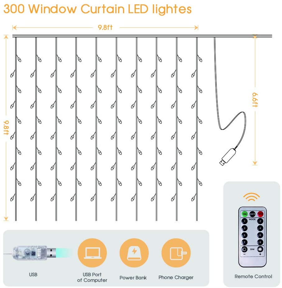Home Curtain Lights
