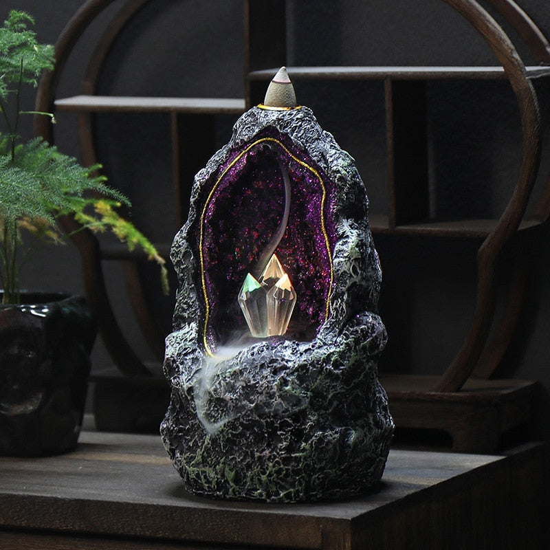 Candle Holder Aesthetic Indoor Incense Backflow Decoration
