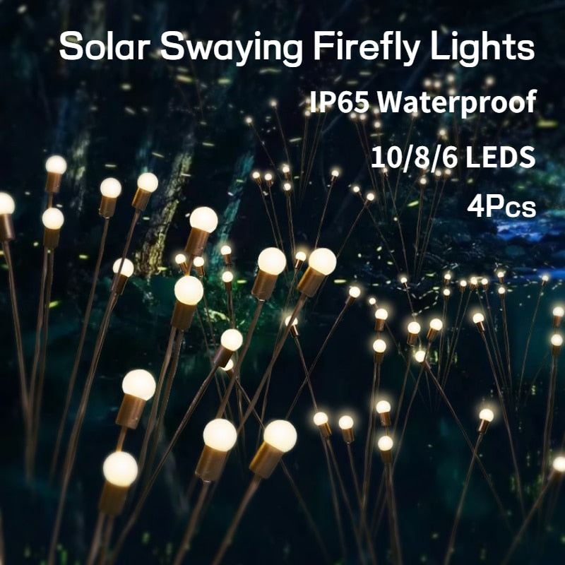 Light LED Swaying Firework Firefly Landscape Lights
