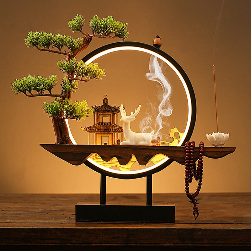 Incense Burner Holder Light Ceramic Smoke Incense Holder