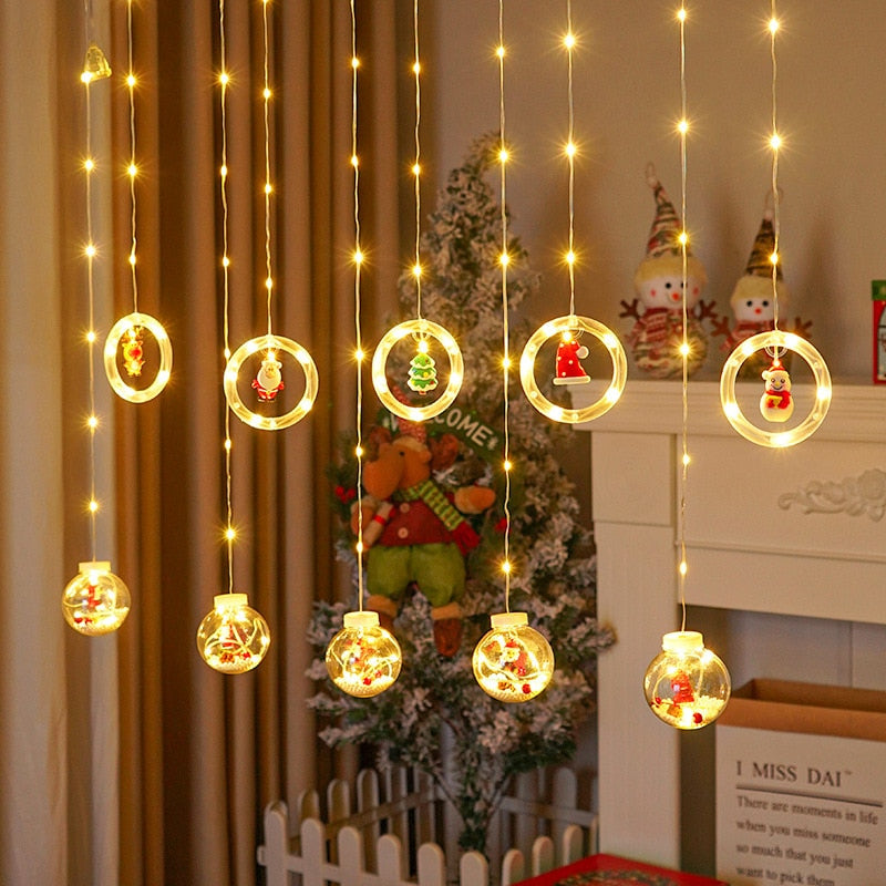 LED Curtain Lights String Light Wishing Ball Christmas Decoration