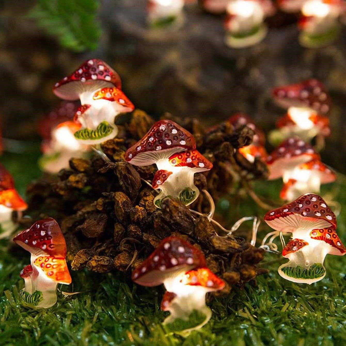LED Light Cherry Blossom Hazelnut Mushroom