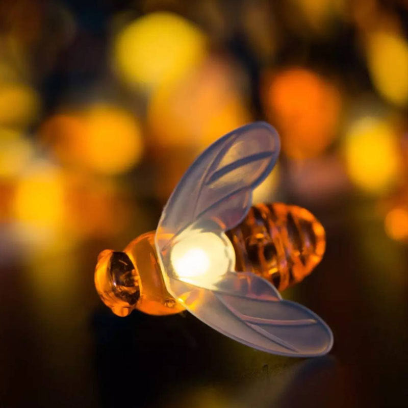 Outdoor LED Bee String Lights