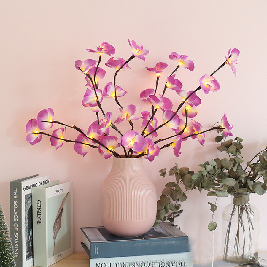 LED Orchid Branch Lights