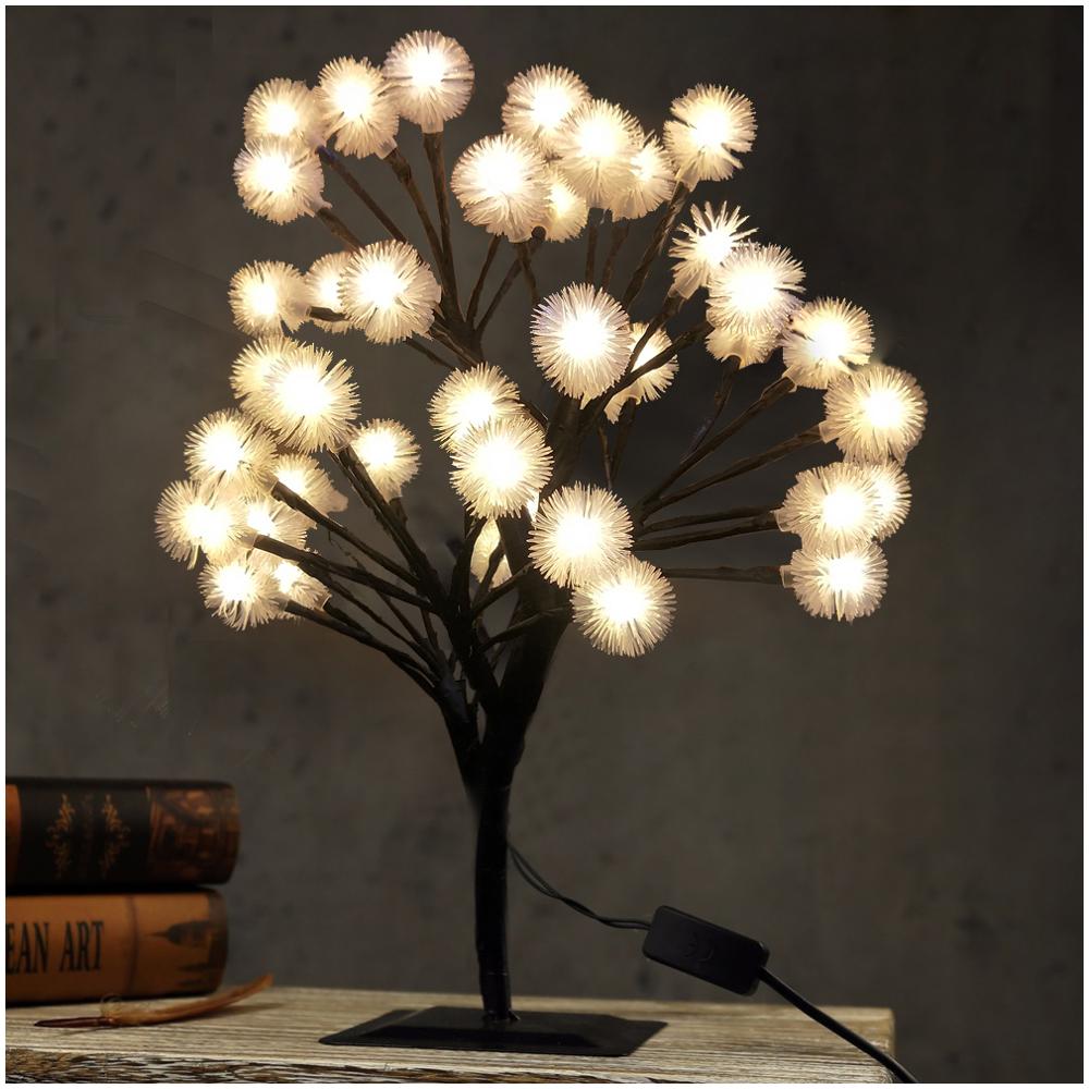 LED Fairy Snow Tree Lamp