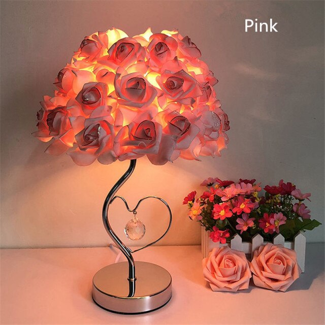 Rose Romantic Bedside Lamp
