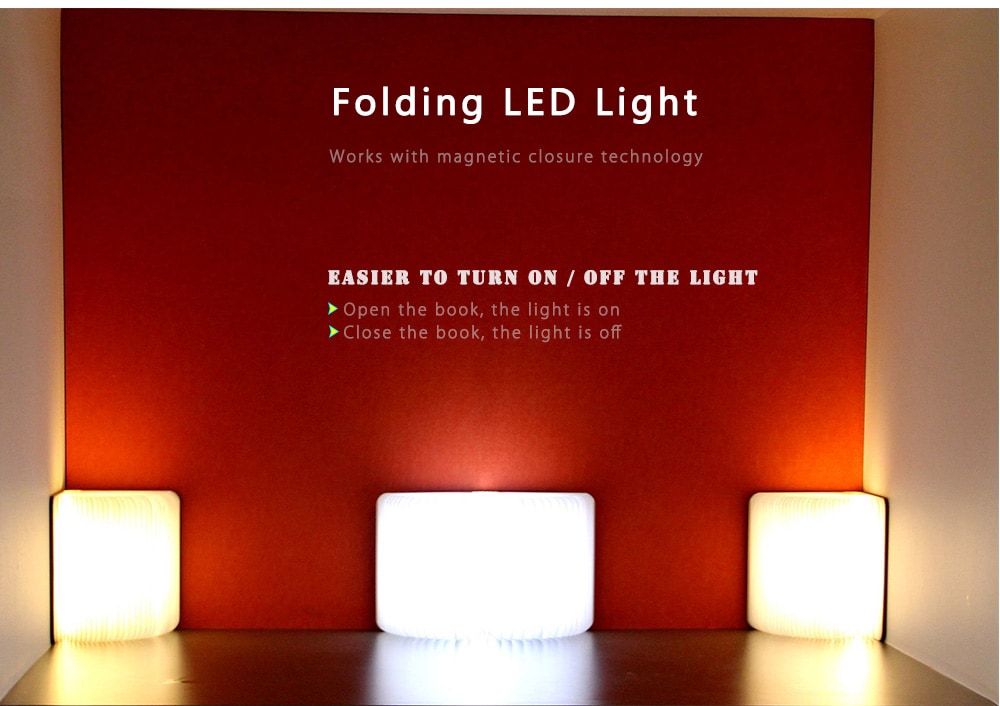 Creative LED Book Night Lamp